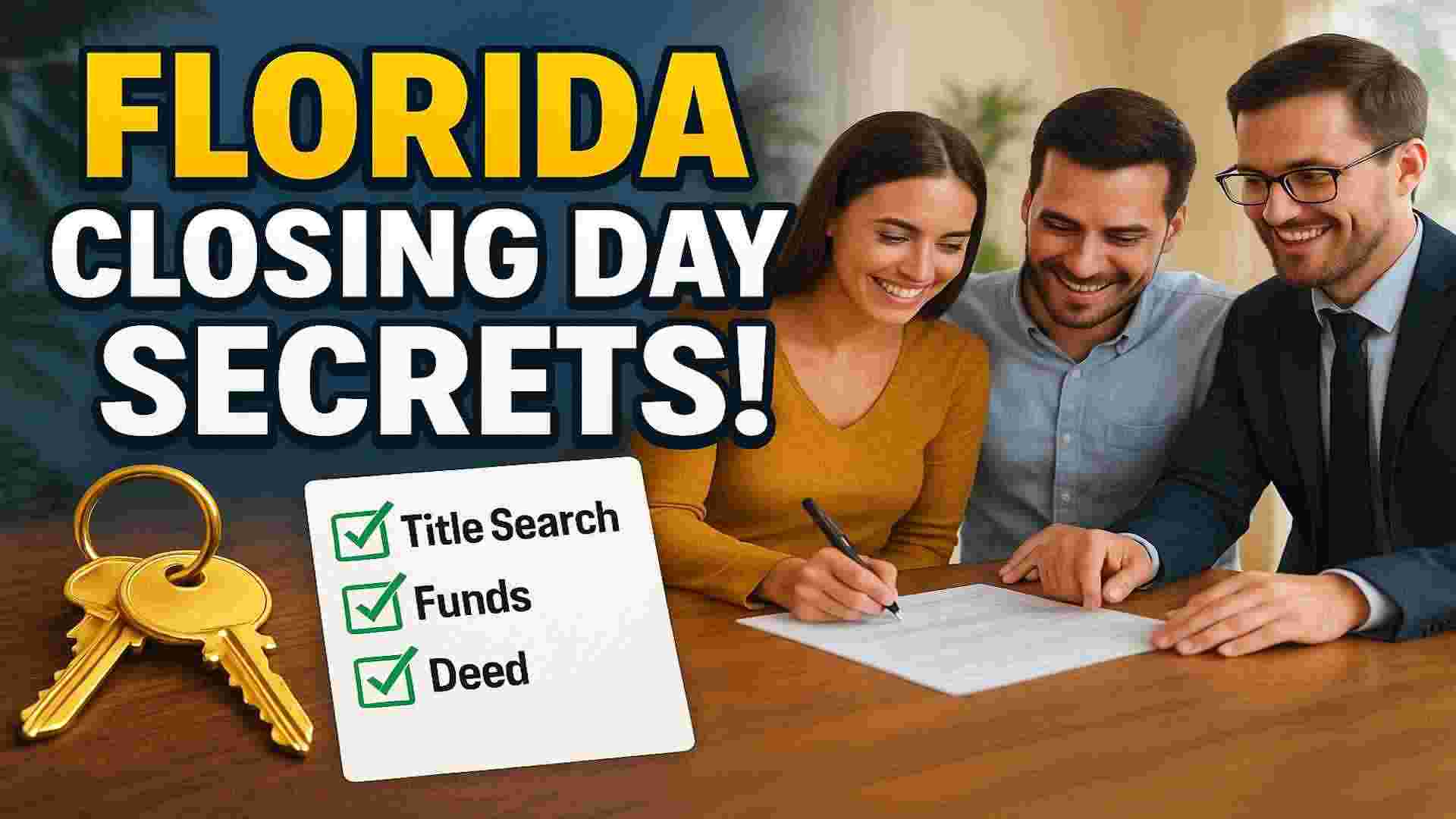 The Florida Real Estate Closing Process Explained